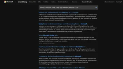 Geräte in Microsoft Family Safety-App verbinden Windows 1110