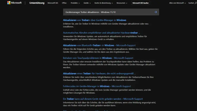 Gerätemanager Treiber aktualisieren - Windows 1110