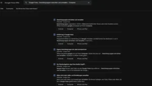 Google-Fotos, Gesichtergruppen einrichten und verwalten - Computer