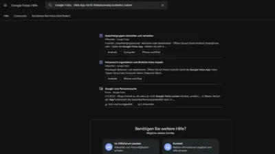 Google-Fotos - Web-App mit KI-Bilderkennung kostenlos nutzen