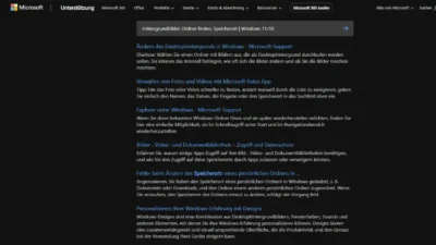Hintergrundbilder-Ordner finden, Speicherort | Windows 11/10