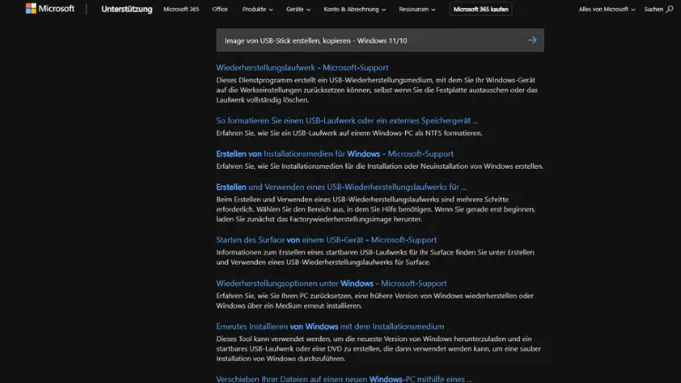 Image von USB-Stick erstellen, kopieren - Windows 1110