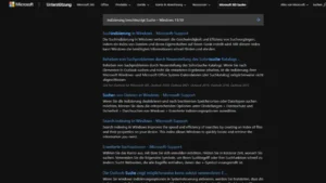 Indizierung beschleunigt Suche – Windows 1110