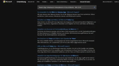 Kamera-App, Aufnahmeort-Informationen in Fotos einbinden - Win 1110