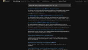 Kamera-App Fehler mit Treiber-Update beheben, lösen - Win 1110