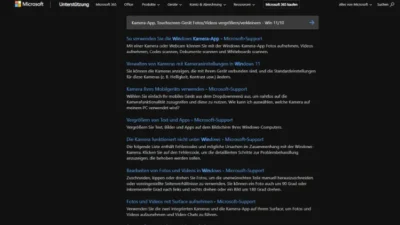 Kamera-App, Touchscreen-Gerät FotosVideos vergrößernverkleinern - Win 1110
