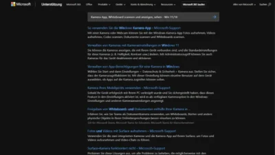 Kamera-App, Whiteboard scannen und anzeigen, sehen - Win 1110