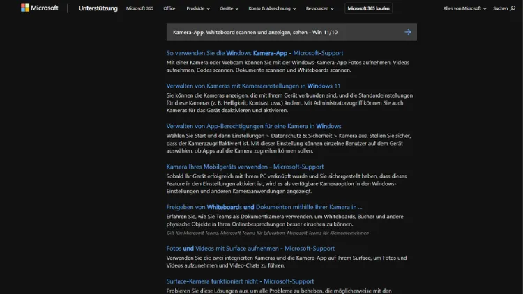Kamera-App, Whiteboard scannen und anzeigen, sehen - Win 1110