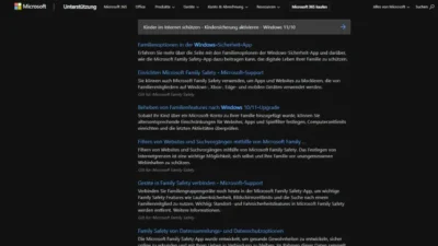 Kinder im Internet schützen - Kindersicherung aktivieren - Windows 1110