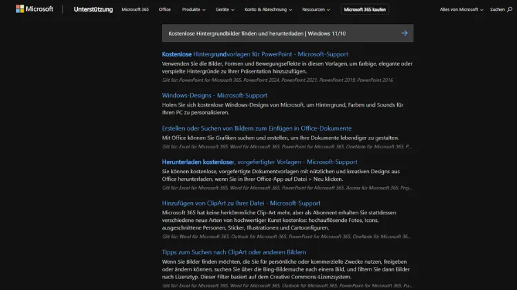 Kostenlose Hintergrundbilder finden und herunterladen | Windows 11/10