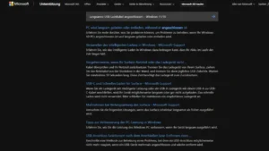 Langsames USB-Ladekabel angeschlossen – Windows 1110