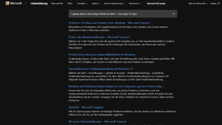 Laptop startet, Mauszeiger bleibt Sanduhr – Lösungen & Tipps