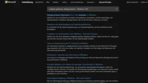 Laufwerk optimieren, defragmentieren – Windows 1110