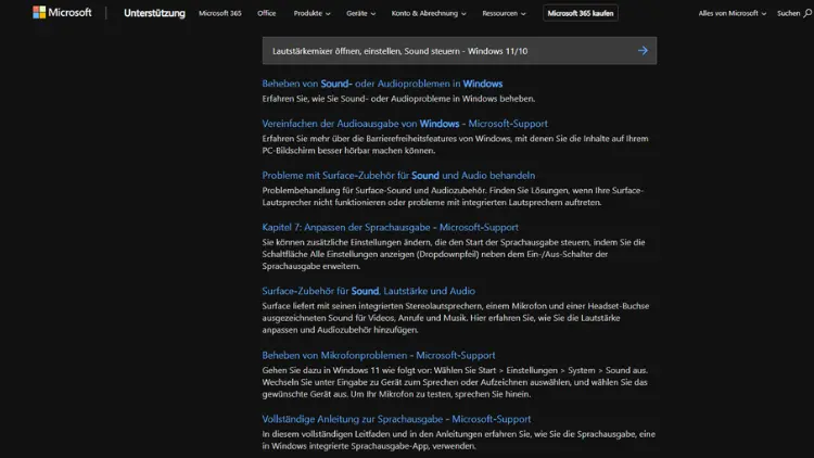 Lautstärkemixer öffnen, einstellen, Sound steuern - Windows 1110