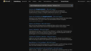 Linken Navigationsbereich einblenden, ausblenden – Windows 1110