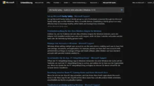 MS Family Safety – Gerät ist nicht verbunden | Windows 11/10