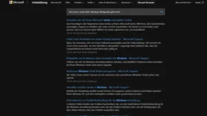 MS Konto Gerät fehlt, Windows Blickpunkt geht nicht