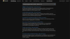 Mausgeschwindigkeit ändern, einstellen - Windows 1110