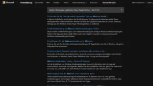 Medien-Wiedergabe gelöschtes Video, Playlist löschen - Win 1110