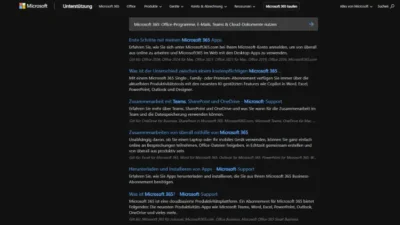 Microsoft 365 Office-Programme, E-Mails, Teams & Cloud-Dokumente nutzen