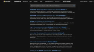 Microsoft Defender SmartScreen Fehler in Windows 11 beheben