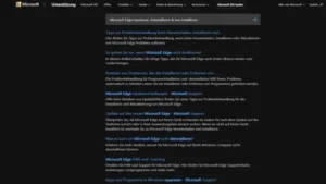 Microsoft Edge reparieren, deinstallieren & neu installieren