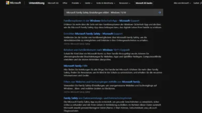 Microsoft Family Safety Einstellungen erklärt - Windows 1110