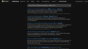 Microsoft Office 365 Desktop-Verknüpfungen - Windows 1110