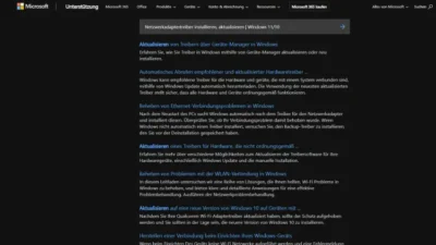 Netzwerkadaptertreiber installieren, aktualisieren | Windows 11/10