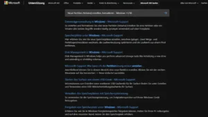 Neue Partition (Volume) erstellen, formatieren - Windows 1110
