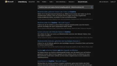 OneDrive Daten nach Laptop-Wechsel endgültig gelöscht – Wiederherstellung fehlt
