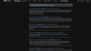 OneDrive zeigt unterschiedliche Inhalte auf zwei Geräten