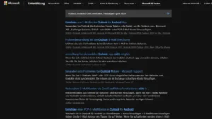 Outlook Android GMX einrichten, hinzufügen geht nicht