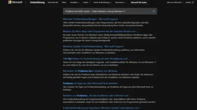 Probleme bei ADKS nutzen – Fehler beheben, Lösung Windows 11