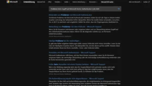 Probleme beim Zugriff auf Microsoft-Konto Authenticator-Code fehlt