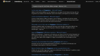 Programm & App EXE-Datei finden, öffnen, anzeigen - Windows 1110