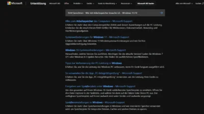 RAM berechnen - Wie viel Arbeitsspeicher brauche ich - Windows 1110