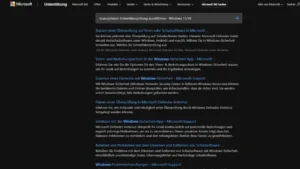 Scanoptionen Schnellüberprüfung durchführen - Windows 1110