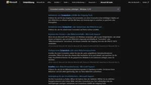 Screenshot erstellen, machen, anfertigen - Windows 1110