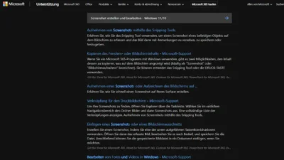 Screenshot erstellen und bearbeiten - Windows 1110