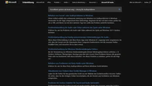 Soundkarte gestern da heute weg – Lösung für Audioprobleme