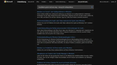 Soundkarte gestern da heute weg – Lösung für Audioprobleme