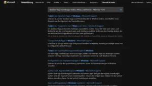 Standard-App-Einstellungen ändern, öffnen, zurücksetzen - Windows 1110