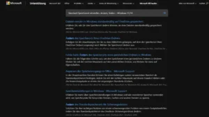 Standard-Speicherort einstellen, ändern, finden – Windows 1110