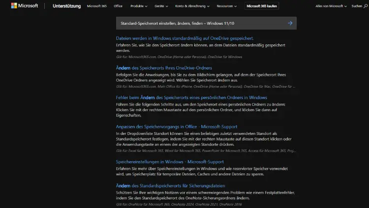 Standard-Speicherort einstellen, ändern, finden – Windows 1110