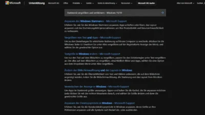 Startmenü vergrößern und verkleinern - Windows 1110