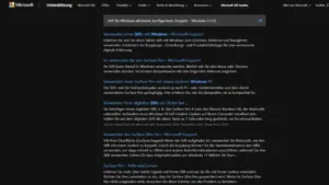 Stift für Windows aktivieren, konfigurieren, koppeln - Windows 1110