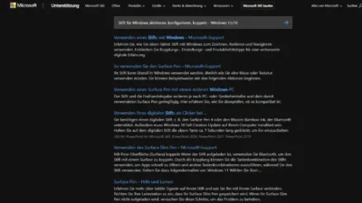 Stift für Windows aktivieren, konfigurieren, koppeln - Windows 1110