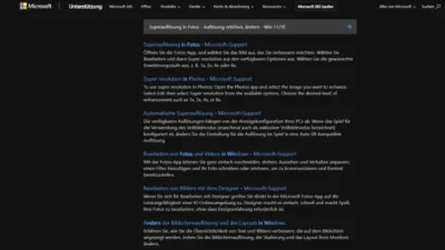 Superauflösung in Fotos - Auflösung erhöhen, ändern - Win 1110