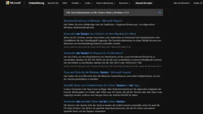 TAB-Taste/Tabulatortaste auf der Tastatur finden | Windows 11/10